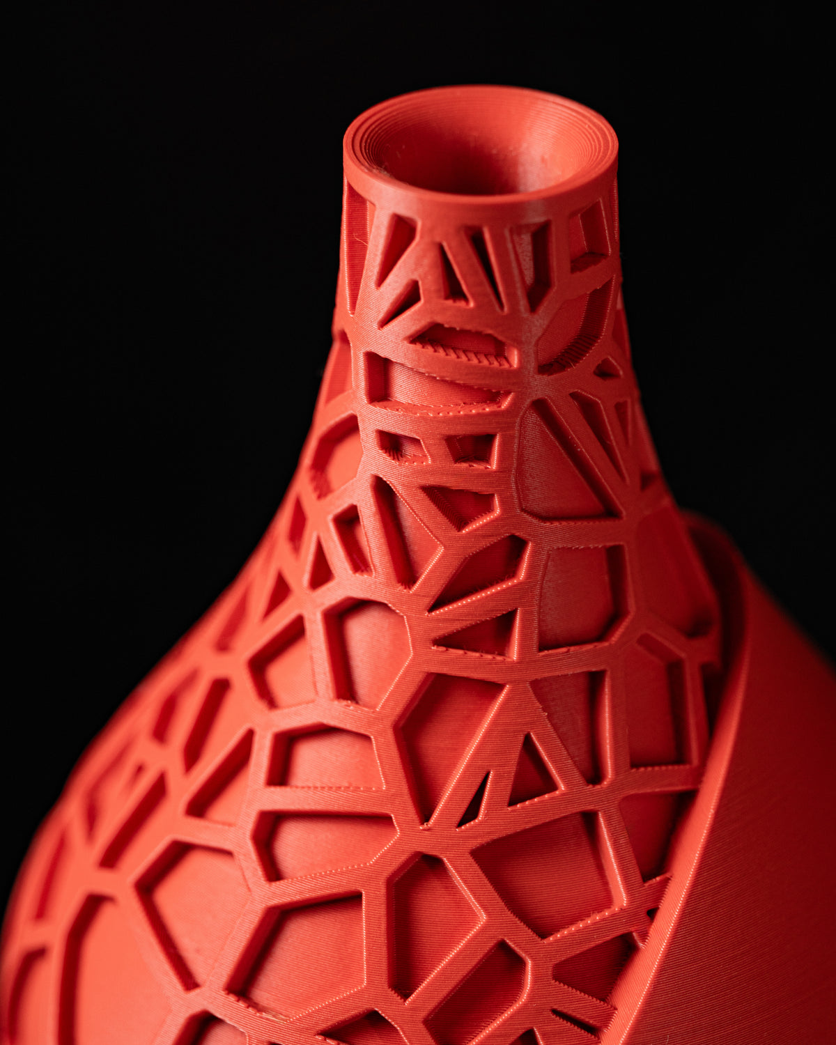 Vori 3 openwork vase for flowers, product view 4