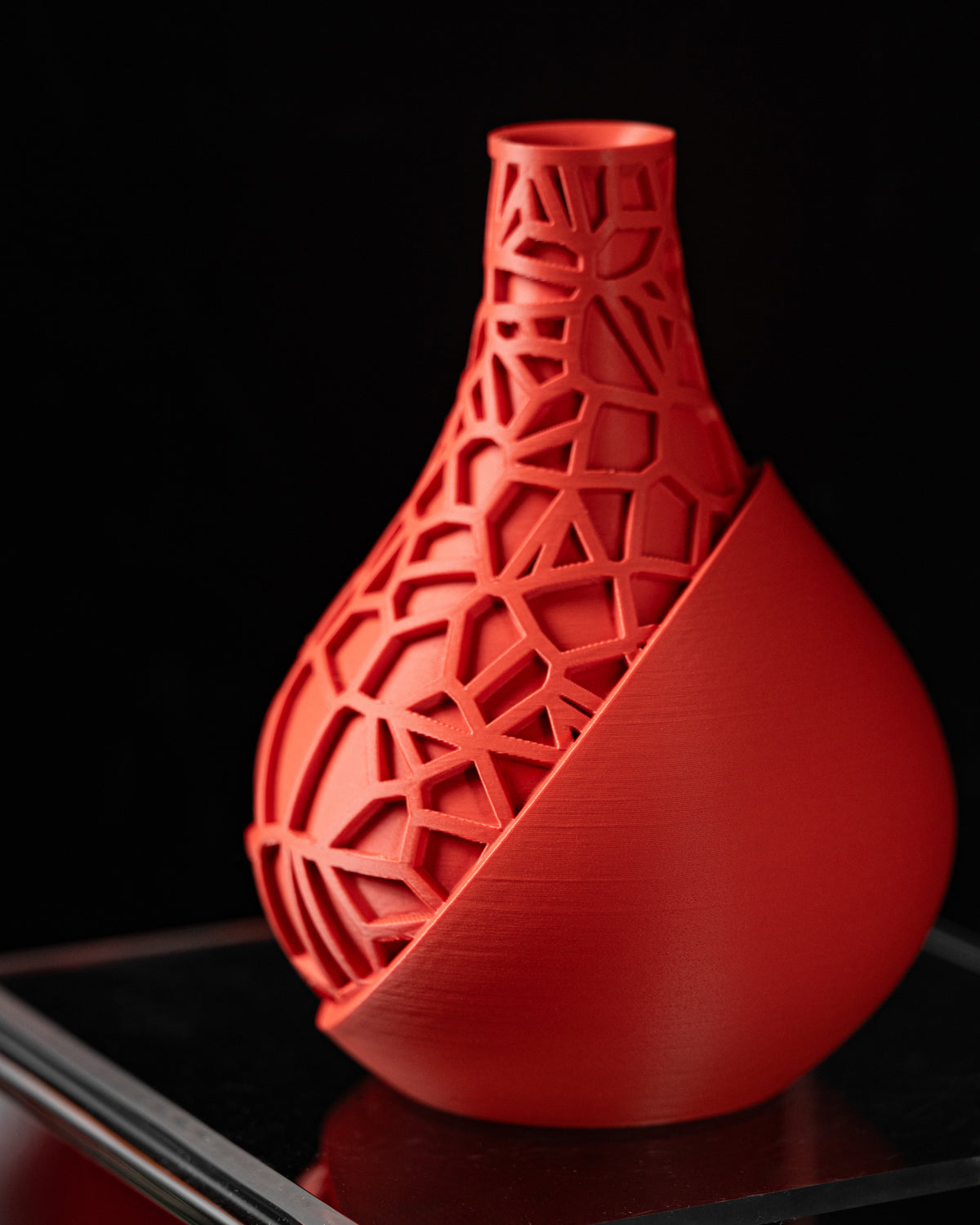 Vori 3 openwork vase for flowers, product view 3