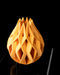 Von lattice vase product view showing pointed openwork ribs