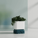 Custom 3D Printed Planter “Vori Square” – Modern Square Plant Pot, Two-Tone or Solid Color