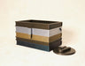 Book plant pot "Orven" with matching wall mount for creating plant wall decor