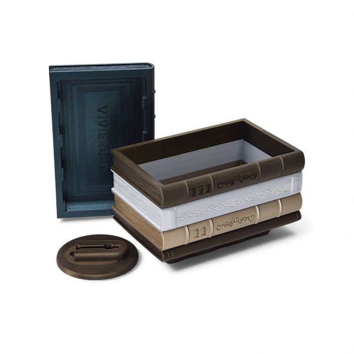 The «Orven» Wall Planter — 3D Printed Book Stack Wall Planter