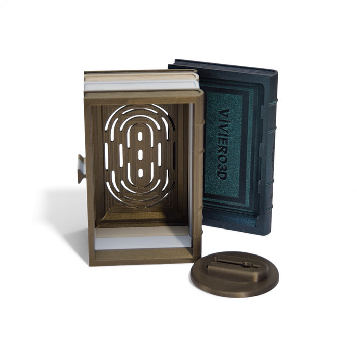 The «Orven» Wall Planter — 3D Printed Book Stack Wall Planter