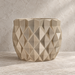 Prizma geometric wall planter with faceted wall-mounted form
