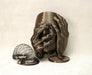 “Atlas” male face wall planter with chain decor