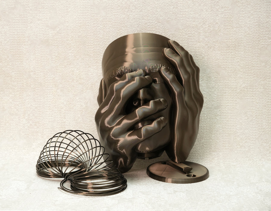 “Atlas” sculptural wall planter for indoor plants