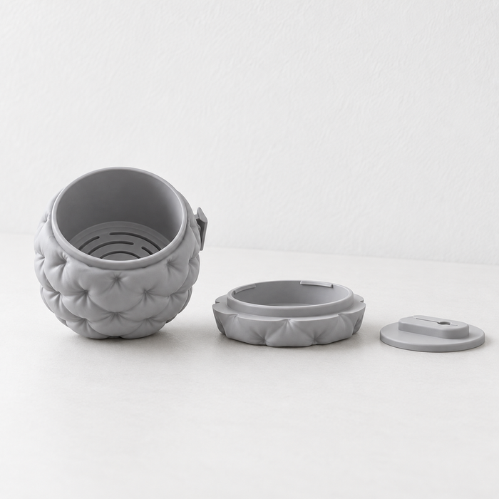 Kivu Quilted Wall Planter | Sculptural Plant Pot