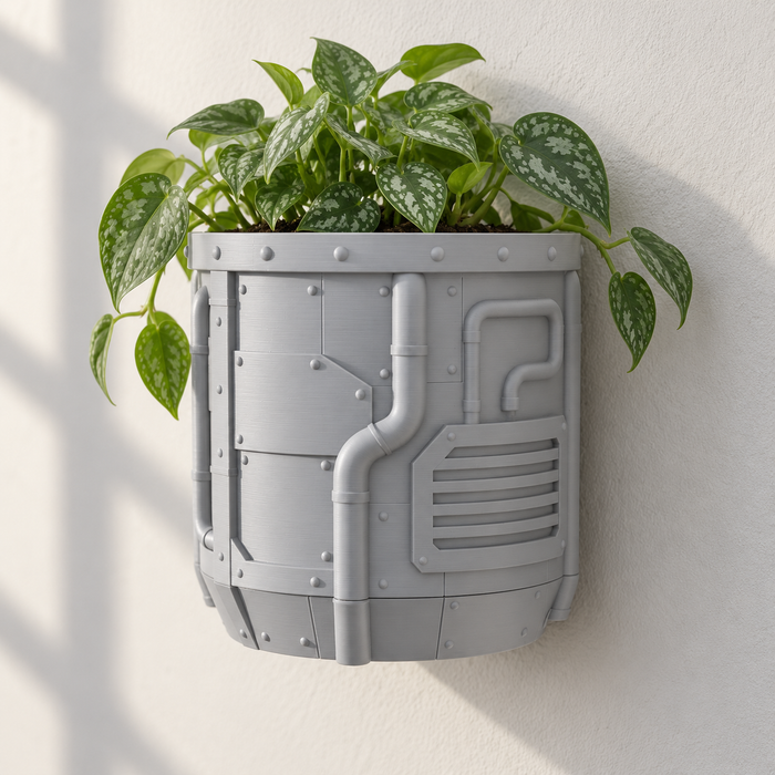 Nexum Industrial Pipe Wall Planter | Plant Pot