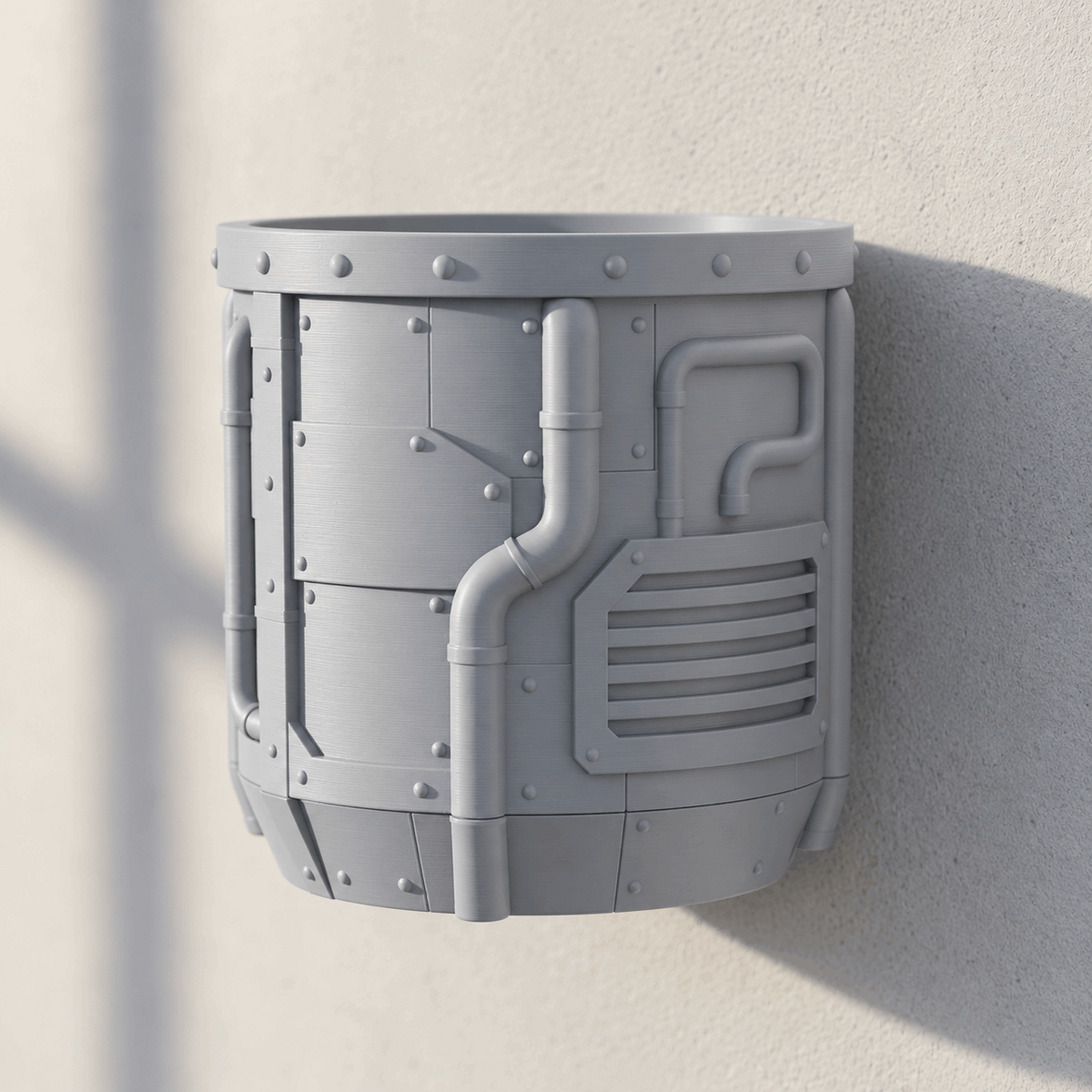 Nexum Industrial Pipe Wall Planter | Plant Pot