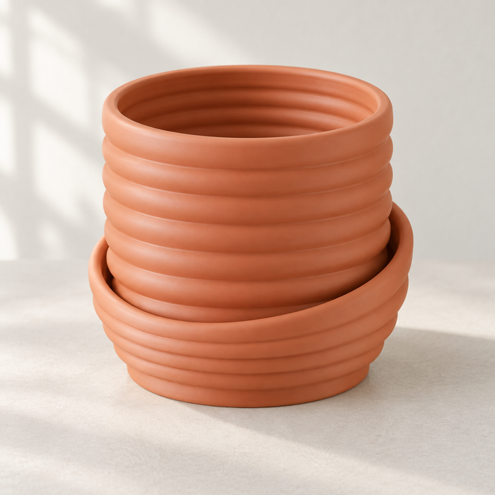 Viren Spiral Wall Planter | Sculptural Plant Pot
